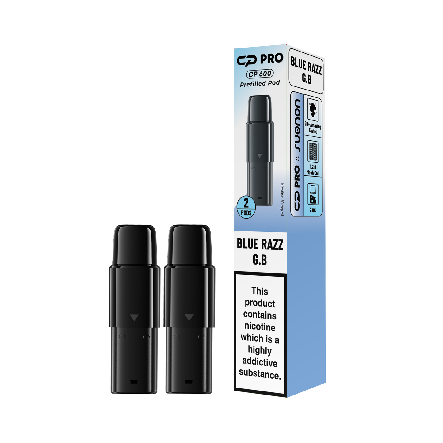 Blue Razz GB Prefilled CP600 Pods