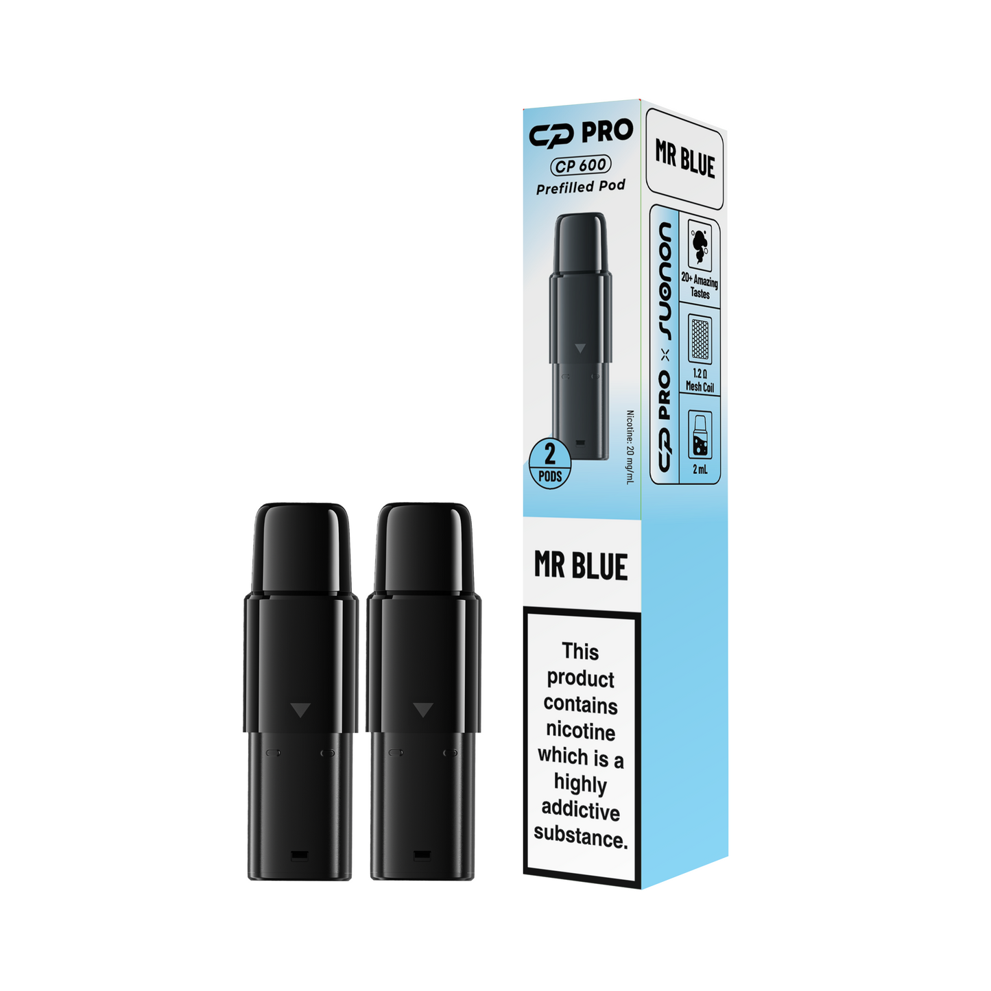Mr Blue Prefilled CP600 Pods