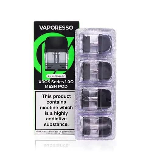 Pods Vaporesso XROS COREX 2.0 (Pack 4) — Recambios XROS 3, 4, Mini y Pro
