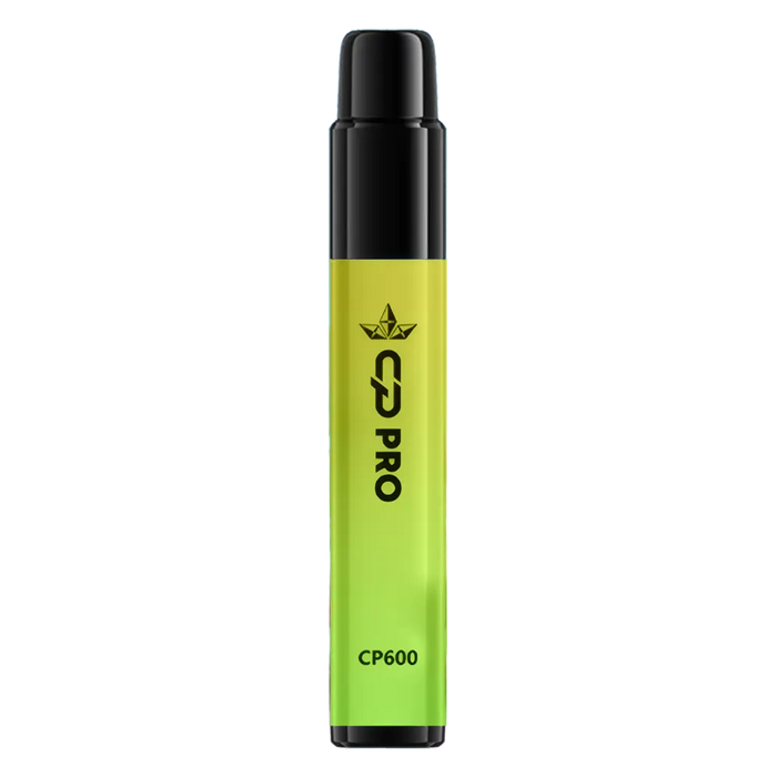 Green and black vape pen with 'CP Pro' branding on a white background