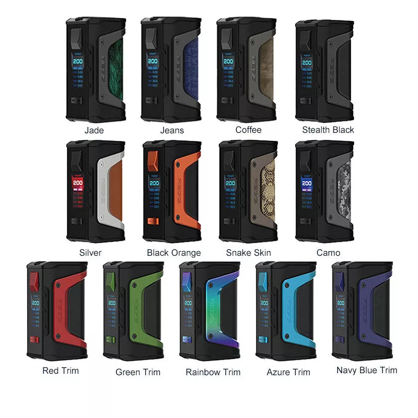 GeekVape Aegis Legend 200W Mod — IP67, Doble 18650