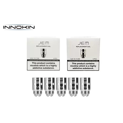 Resistencias Innokin JEM 1.6 Ω y 2.0 Ω Cerámica (Pack 5) — Para JEM Pen